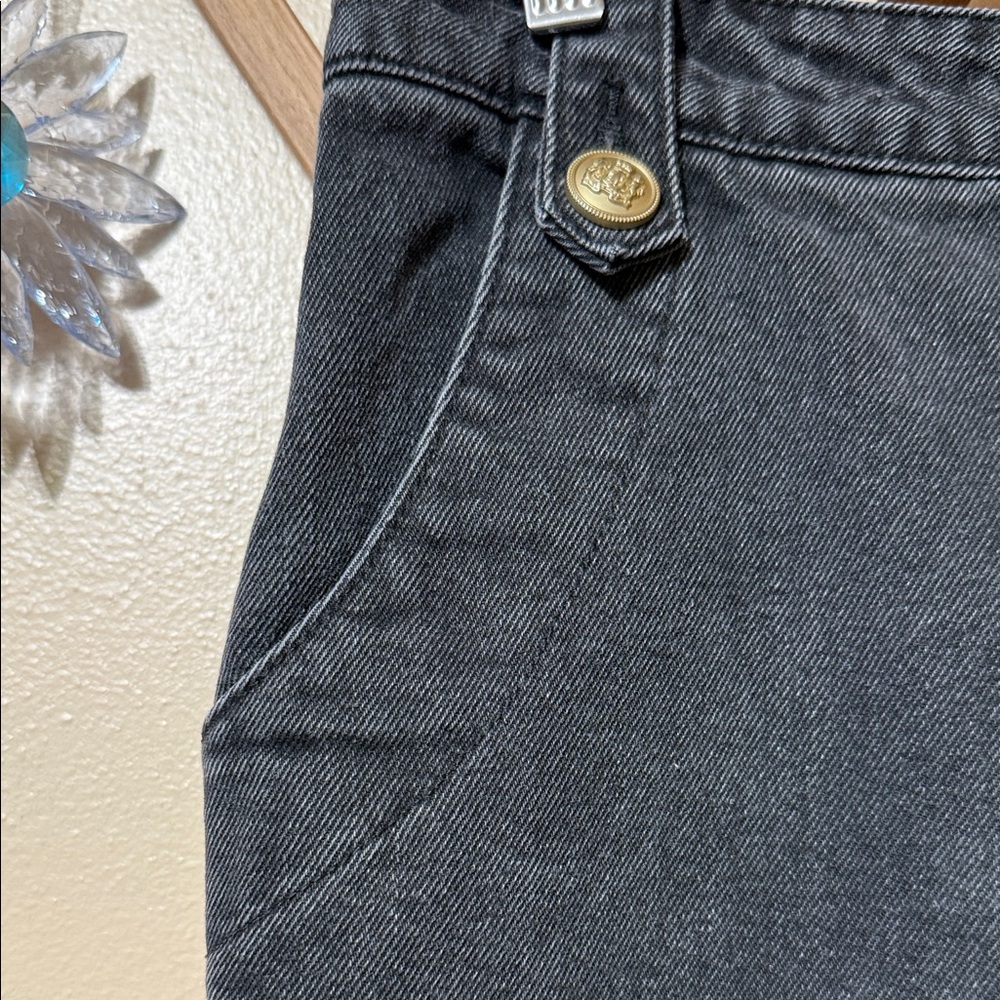 Vestique Charcoal Wide-Leg Jeans - Picture 5 of 8